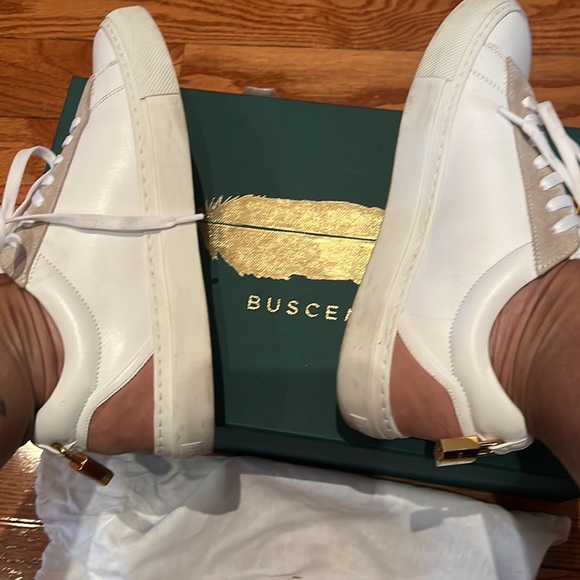 Buscemi white leather lock sneaker - Picture 10 of 12